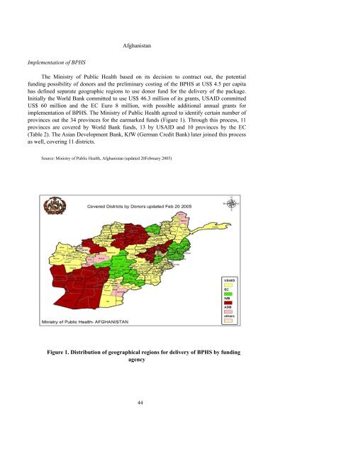 The role of contractual arrangements in improving health sector ...