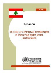 Lebanon - What is GIS - World Health Organization