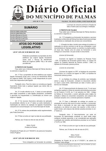 Diario_Municipio_N_526_18_05 - 2.indd - Diário Oficial de Palmas