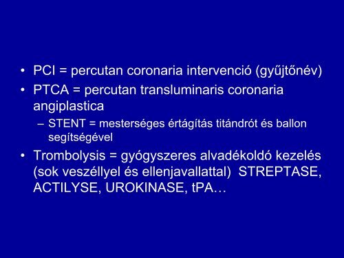 Acut coronaria syndroma (ACS)