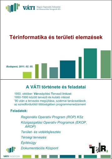 Térinformatika és területi elemzések