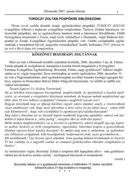 XVI. évf. 1-2. szám 2007. január-február - Mindenkilapja