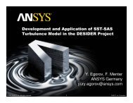 Development and Application of SST-SAS Turbulence Model in the ...