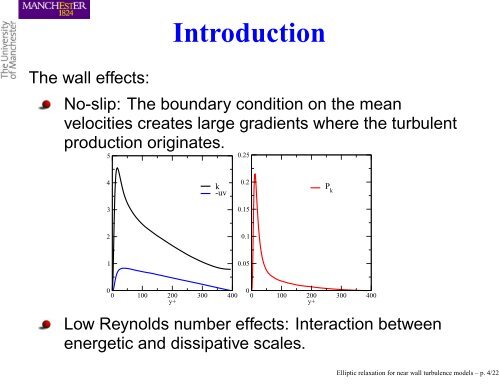 Elliptic relaxation for near wall turbulence models