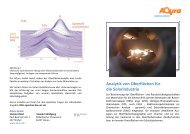 Analytik von Oberflächen für die Solarindustrie - Aqura Gmbh