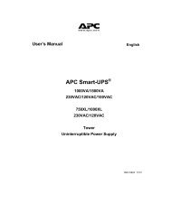 APC SUA1000 User Manual.pdf - Synnex