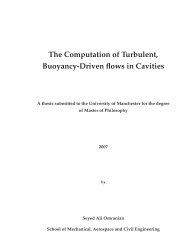 The Computation of Turbulent, Buoyancy-Driven flows in Cavities