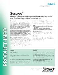 Solopol® is a solvent-free hand cleaner for - STOKO Skin Care