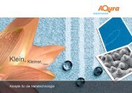 Analytik für die Nanotechnologie - Aqura Gmbh