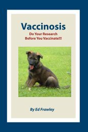 Vaccinosis - Leerburg Enterprise, Inc