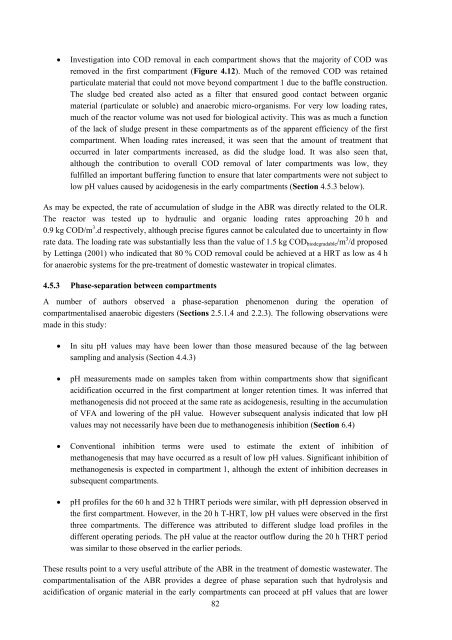 analysis of a pilot-scale anaerobic baffled reactor treating domestic ...