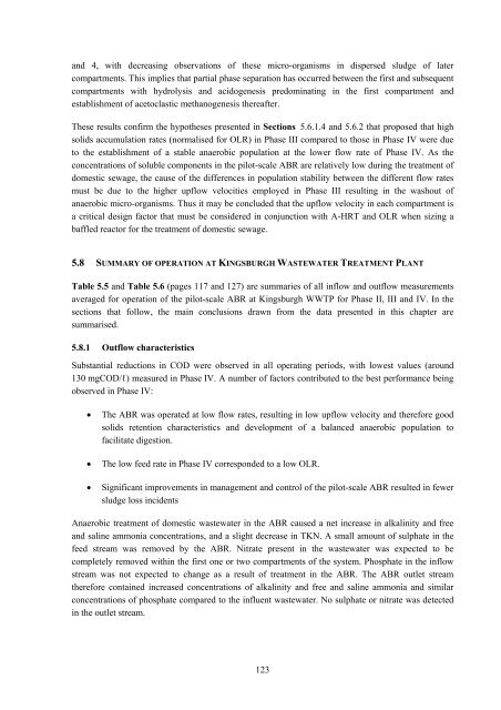 analysis of a pilot-scale anaerobic baffled reactor treating domestic ...