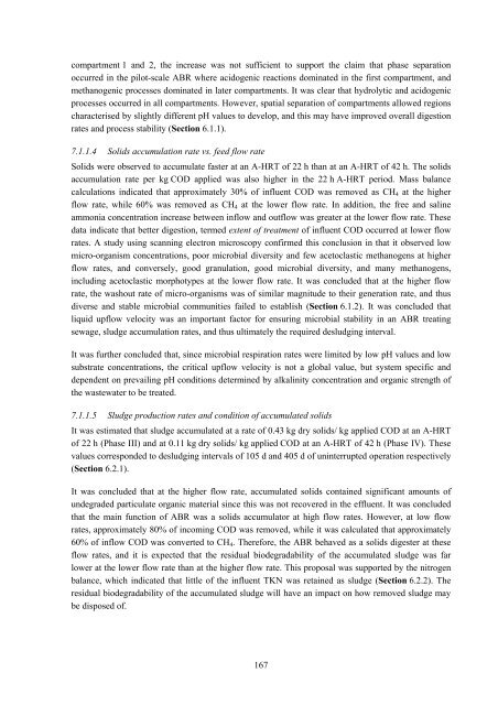 analysis of a pilot-scale anaerobic baffled reactor treating domestic ...