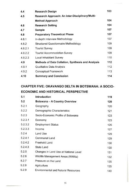 the role of tourism in natural resource management in the okavango ...