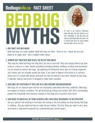 Bedbugs Info.ca