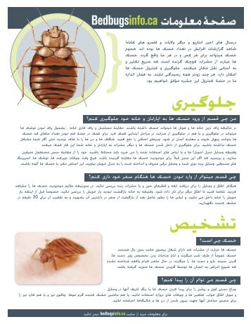 جلوگیری تشخیص - Bed bugs