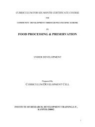 FOOD PROCESSING & PRESERVATION
