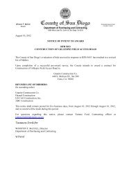 County of San Diego - BuyNet