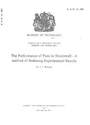 The Performance of Fans in Hovercraft-A method of ... - aerade