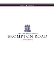 552.02.001 Brompton Road Press Kit PDF Version ... - Tommy Hilfiger