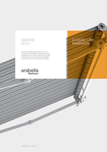 CLASSIC LINE MARKISEN Markise sola - Arabella