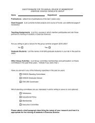 QUESTIONNAIRE FOR TRI-ANNUAL REVIEW OF ... - UC Davis