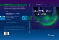Fundamental Concepts in Biophysics - UC Davis