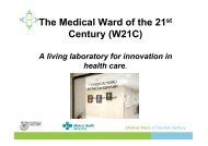 The Medical Ward of the 21st Century (W21C) - Acamp