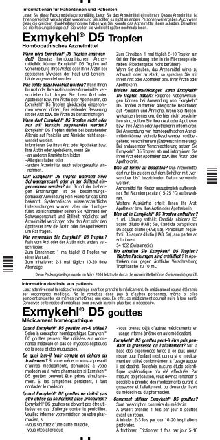 Exmykehl® D5 Tropfen - generika.cc