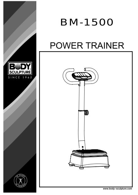 Body Sculpture Bm1500 Power Trainer Exercise Chart