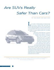 Are SUVs Really Safer Than Cars? - Environmental Energy ...