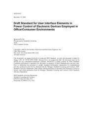 Draft Standard for User Interface Elements in Power Control of ...