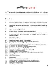 Convention Collective Nationale Des Coiffeurs Coiffure Suisse