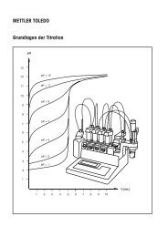 METTLER TOLEDO Grundlagen der Titration