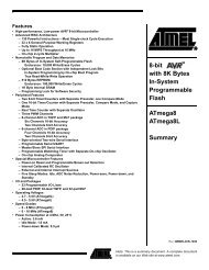 ATmega8(L) - Datasheet Catalog