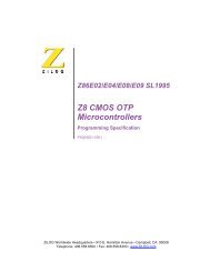 Z86E0x - Z8 OTP Microcontrollers.pdf