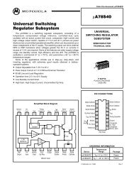 µA78S40 Universal Switching Regulator Subsystem