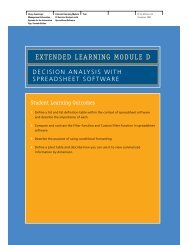 EXTENDED LEARNING MODULE D - McGraw-Hill Learning Solutions