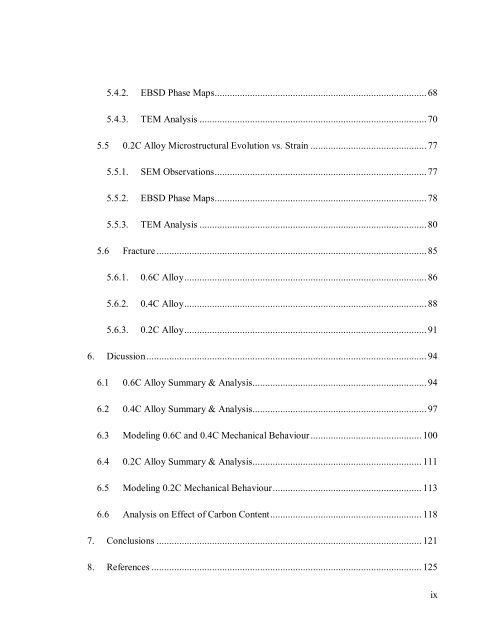 the effect of carbon content of the mechanical properties - McMaster ...