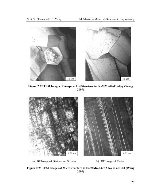 the effect of carbon content of the mechanical properties - McMaster ...