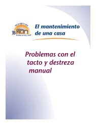 Problemas con el tacto y destreza manual - Home of My Own