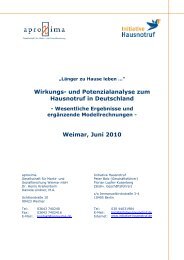 Handout zur Studie - Initiative Hausnotruf