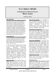 Well Log Fact Sheet - Groundwater Resources Association of ...