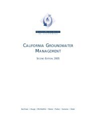 California Groundwater Management, 2nd Edition - Table of Contents