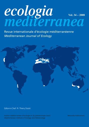 Revue internationale d'écologie méditerranéenne Mediterranean ...