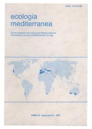 1 - Ecologia Mediterranea