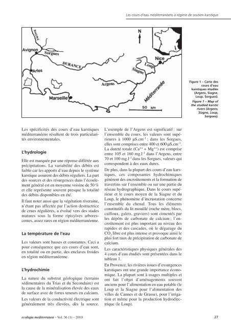Revue internationale d'écologie méditerranéenne International ...