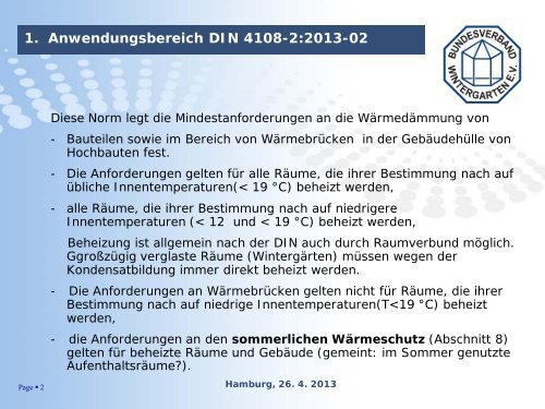 sommerlicher Wärmeschutz - Bundesverband Wintergarten eV