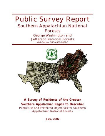 George Washington and Jefferson National Forests - Southern ...