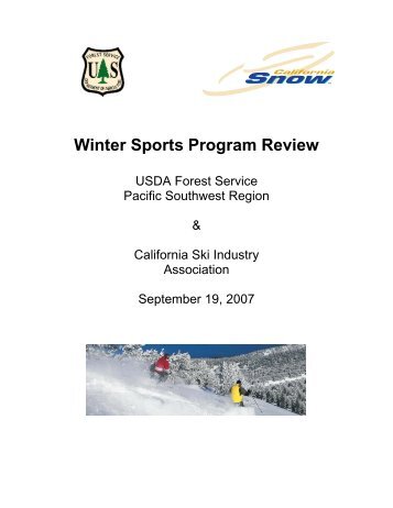 Winter Sports Program Review - USDA Forest Service